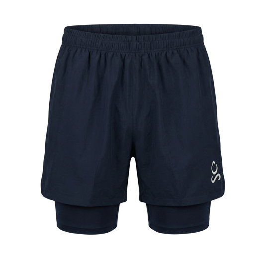 2 in 1 Shorts Black